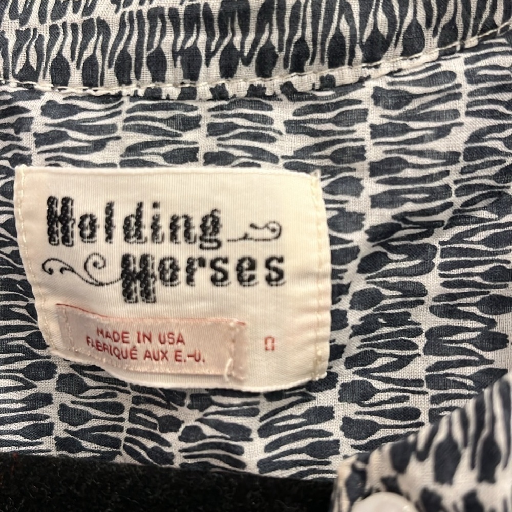 Navy And White Delicate Pattern Anthropologie Blo… - image 4